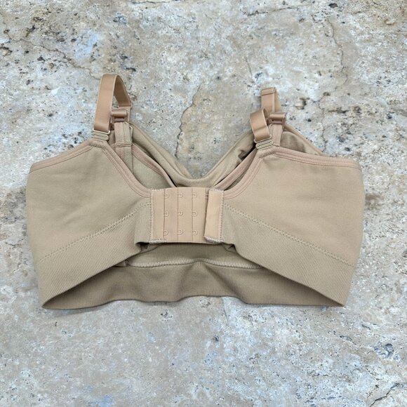 Kindred Bravely Womens Hands-Free Pumping & Nursing Bra M-Regular 34B-DD Beige - Picture 3 of 9